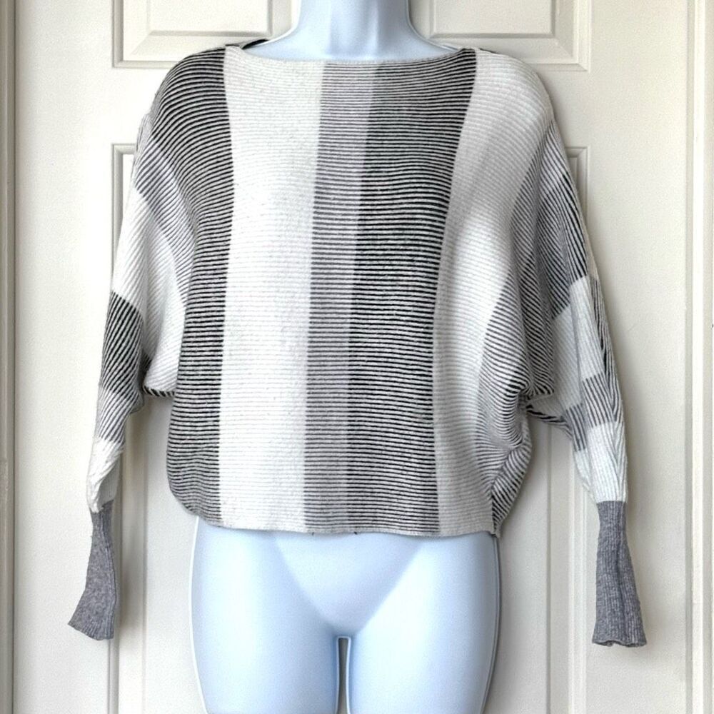 Philosophy Striped & Ribbed Sweater